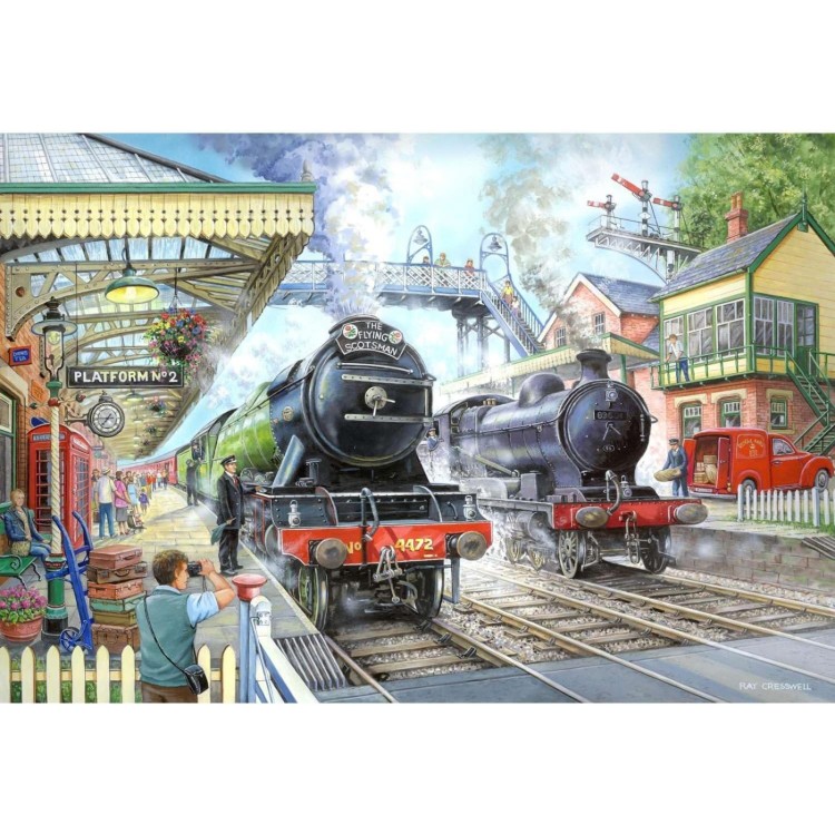 House of Puzzles Train Now Standing 1000pc Puzzle