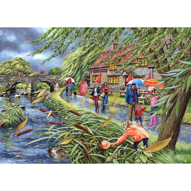 House of Puzzles Wind at the Willows 1000pc Puzzle