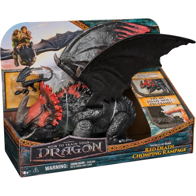 How to Train Your Dragon Red Death Chomping Rampage Figure