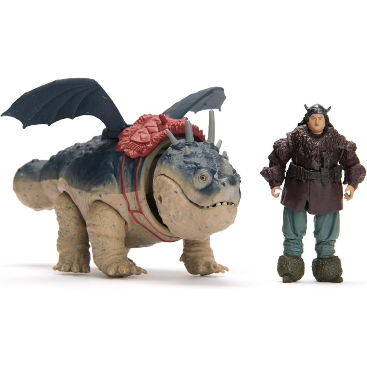 How to Train Your Dragon Viking & Dragon Figure - Gronckle & Fishlegs