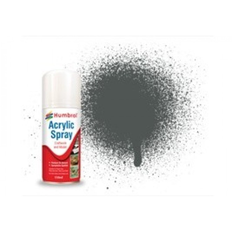 Humbrol Acrylic Spray 27 Sea Grey Matt 150ml