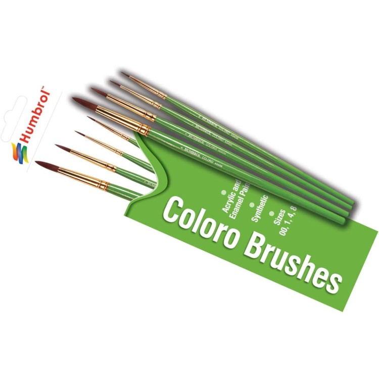 Humbrol Coloro Brushes 4 Pack