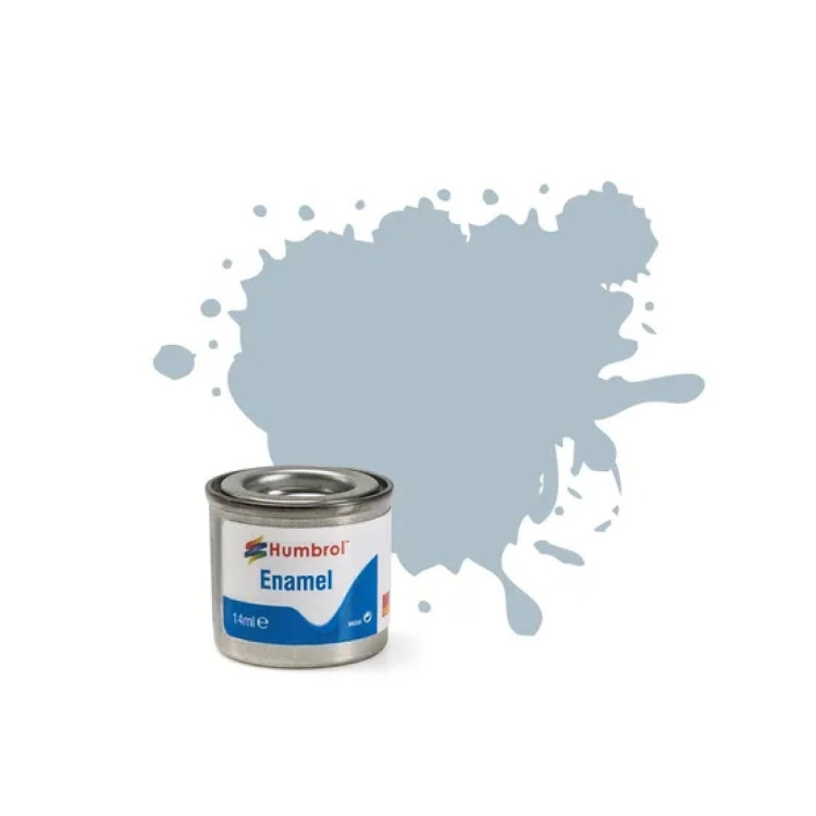 Humbrol Enamel Paint 127 US Ghost Grey Satin 14ml