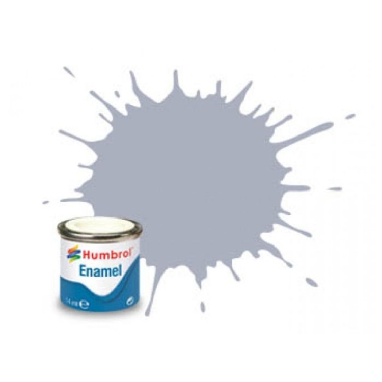 Humbrol Enamel Paint 127 US Ghost Grey Satin 14ml