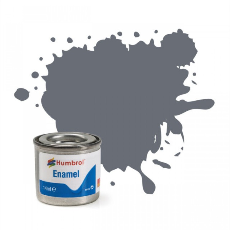 Humbrol Enamel Paint 05 Dark Admiralty Grey Gloss 14ml