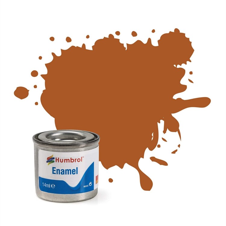 Humbrol Enamel Paint 09 Tan Gloss 14ml