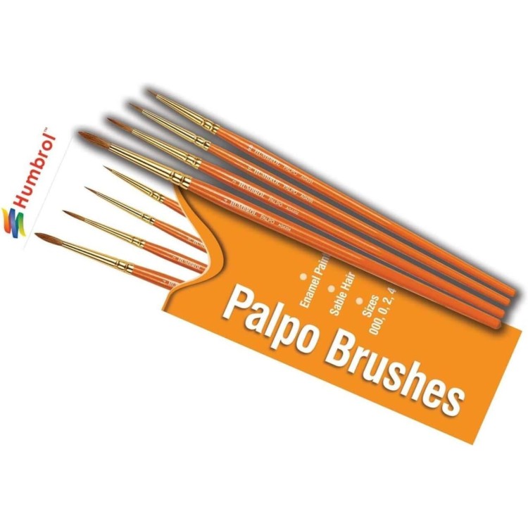 Humbrol Palpo Brushes 4 Pack