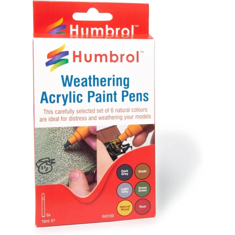 Humbrol Weathering Acrylic Paint Pens