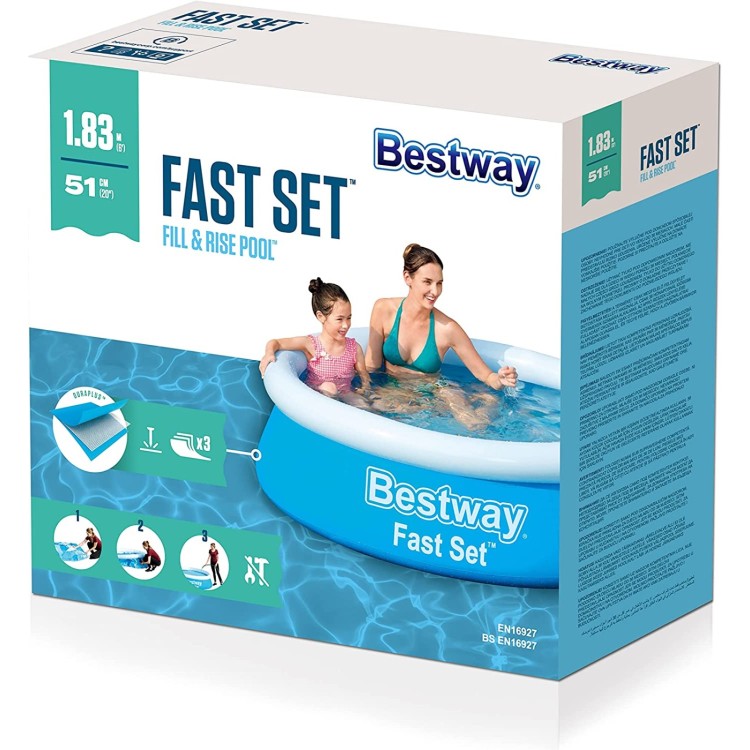 Bestway Fast Set Pool 6' x 20