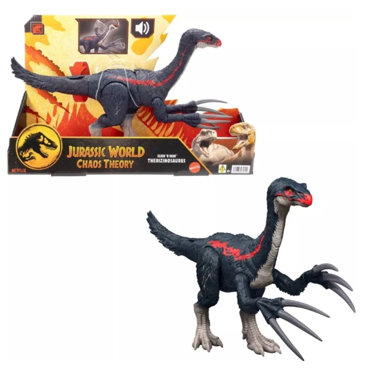 Jurassic World Chaos Theory Slash N Roar Therizinosaurus