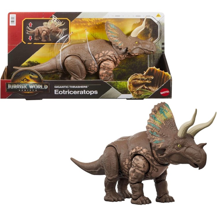 Jurassic World Rebirth Gigantic Thrashers Eotriceratops