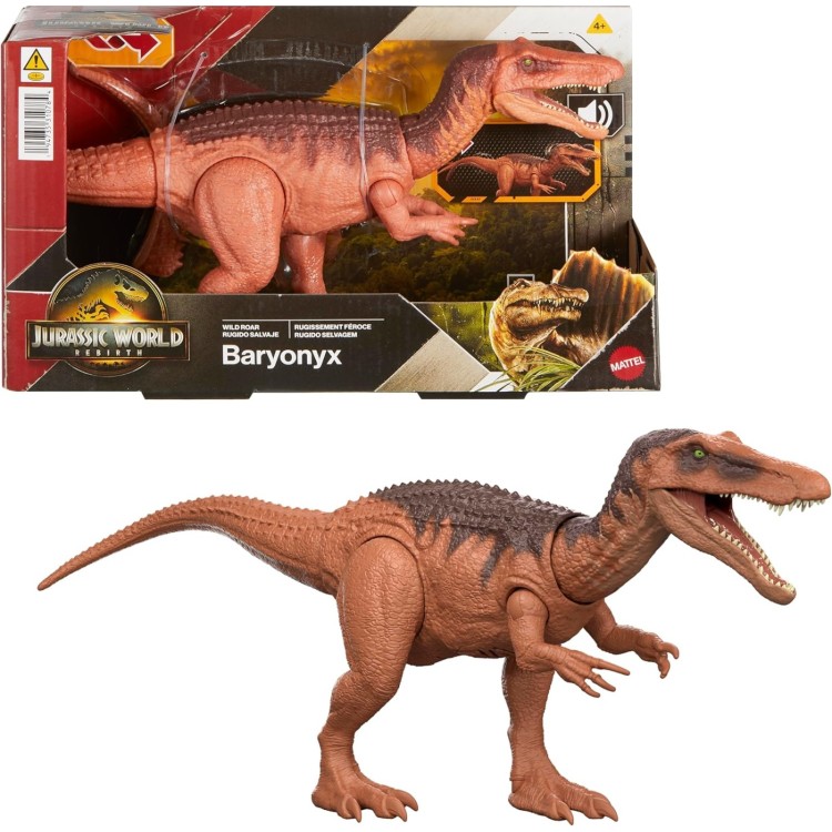 Jurassic World Rebirth Wild Roar Baryonyx Figure