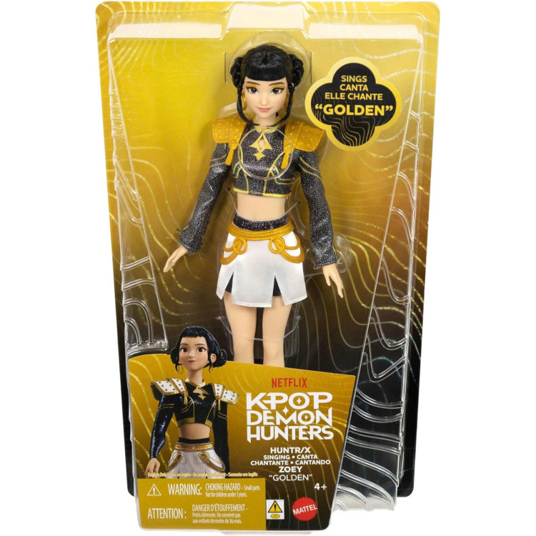 K-Pop Demon Hunters Golden Singing Doll - Zoey
