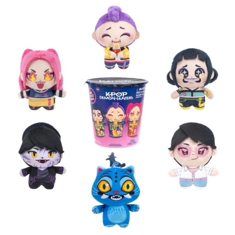 K-Pop Demon Hunters Mini Plush Ramyeon Cup Blind Box