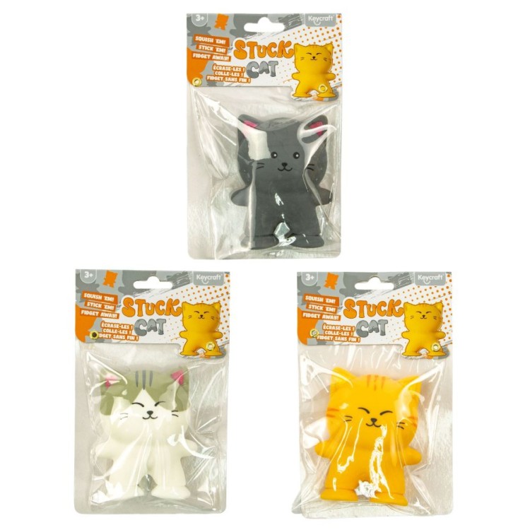 Keycraft Stuck Cat Squishy