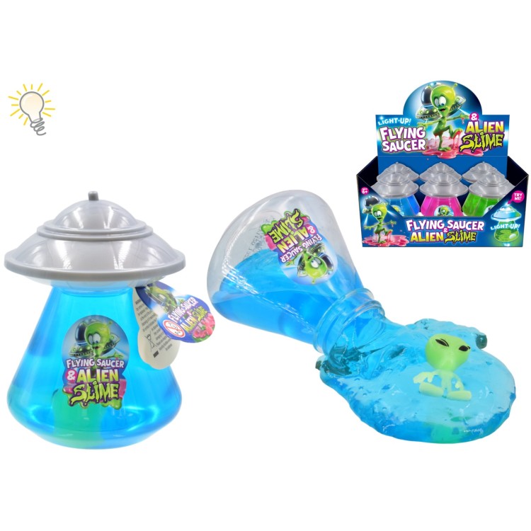 KTL Alien Slime & Light Up Flying Saucer