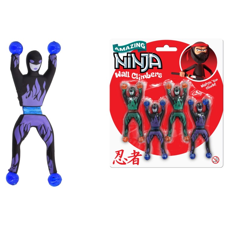 KTL Amazing Ninja Wall Climbers 4 Pack