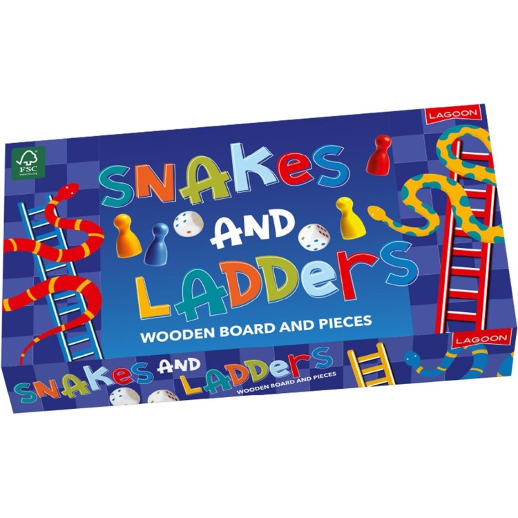 Lagoon Wooden Snakes and Ladders