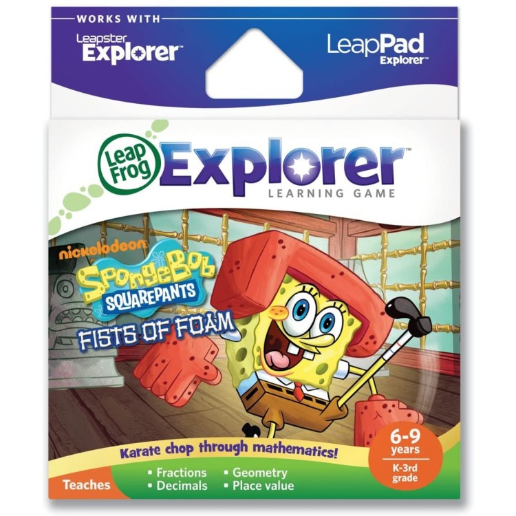 Leap Frog Leapster Explorer Game Spongebob Squarepants Fists Of Doom