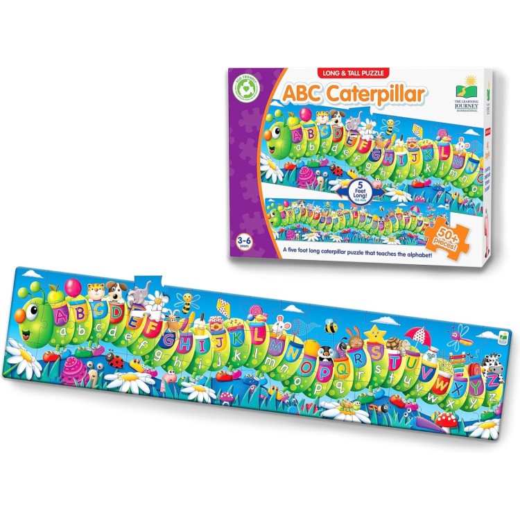 Learning Journey ABC Caterpillar Long & Tall 50pc Puzzle