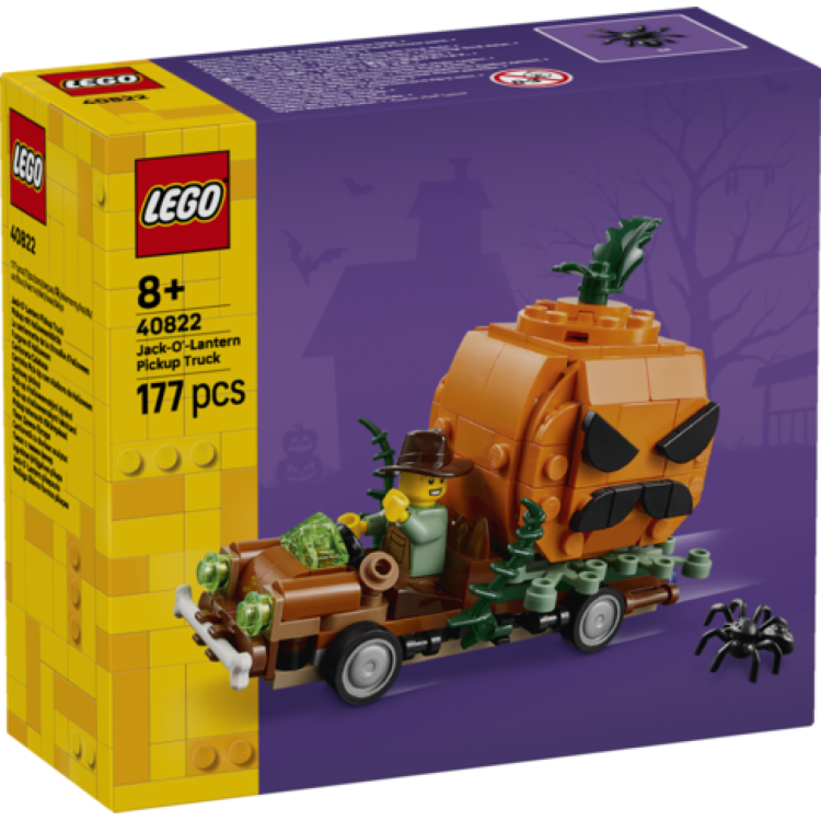 Lego 40822 Jack-O-Lantern Pickup truck