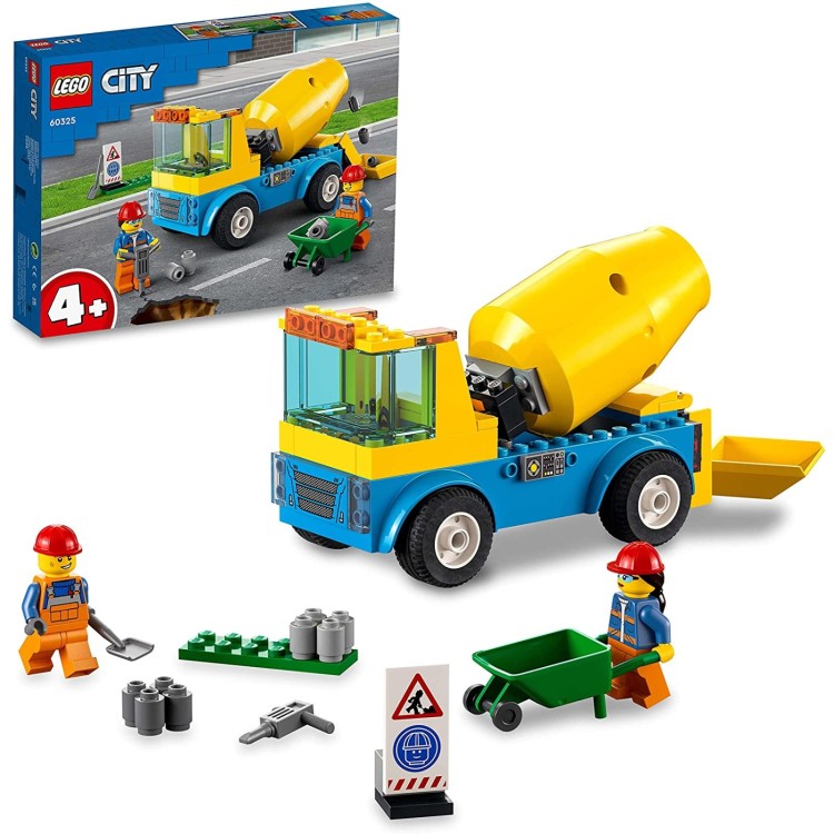 Lego City 60325 Cement Mixer Truck