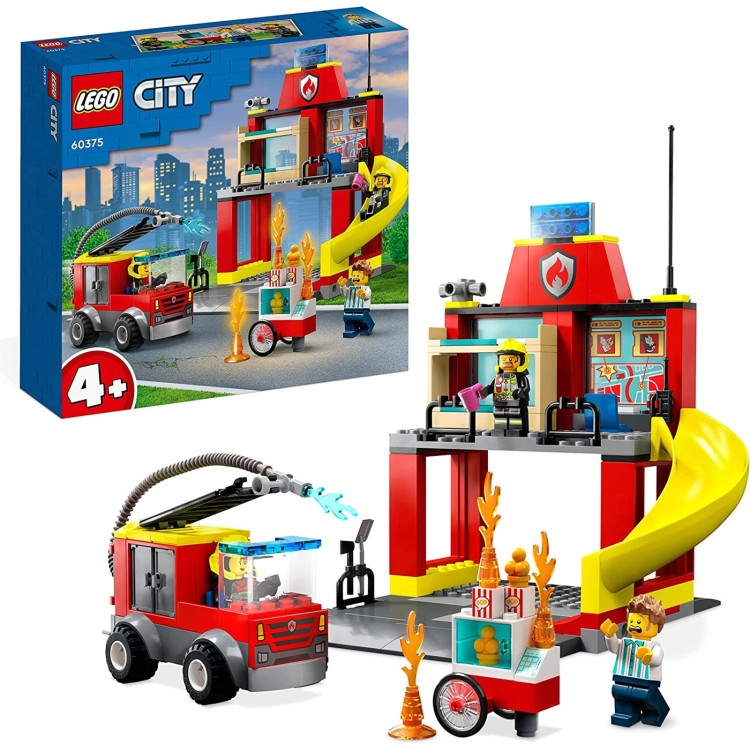 Lego City 60375 Fire Station & Fire Truck