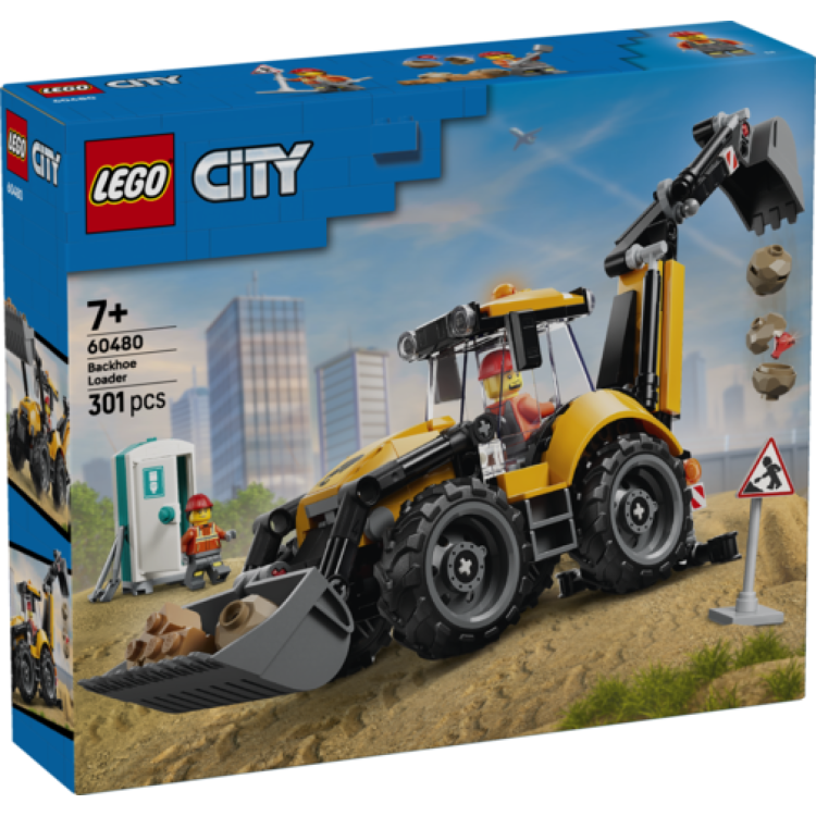 Lego City 60480 Backhoe Loader
