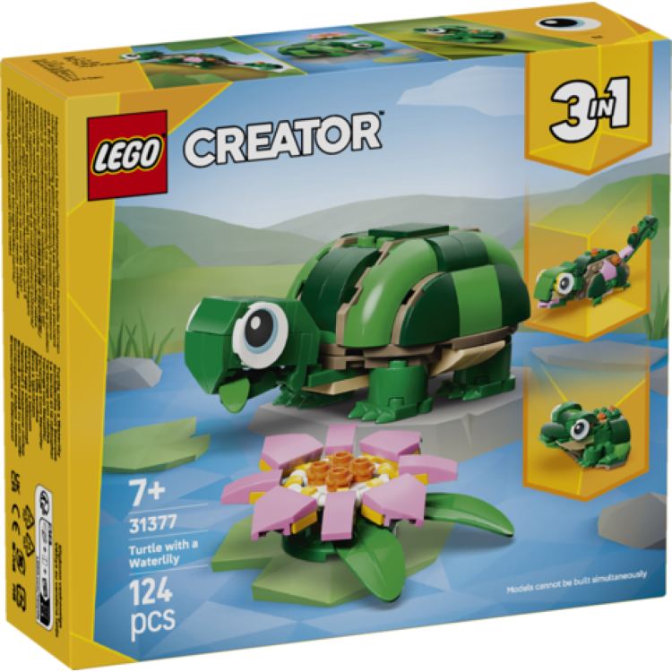 Lego Creator 31377 Turtle with Water Lily Flower