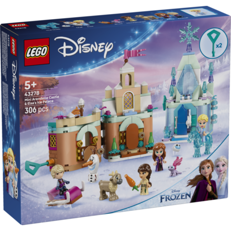 Lego Disney 43278 Mini Arendelle Castle & Elsa's Ice Palace
