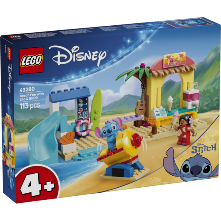 Lego Disney 43280 Beach Fun with Lilo & Stitch