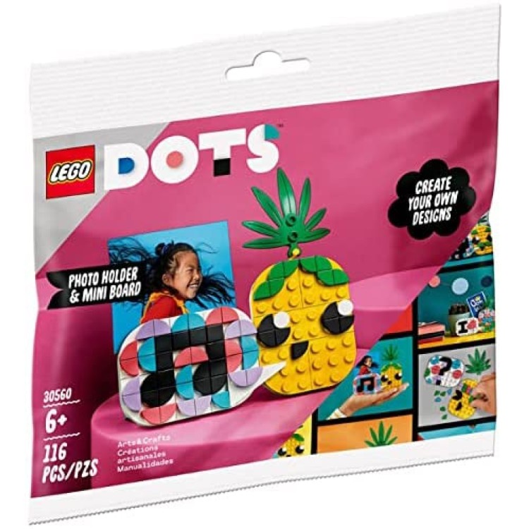 Lego DOTS 30560 Pineapple Photo Holder & Mini Board Polybag Set