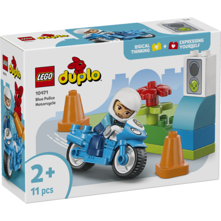 Lego Duplo 10471 Blue Police Motorcycle