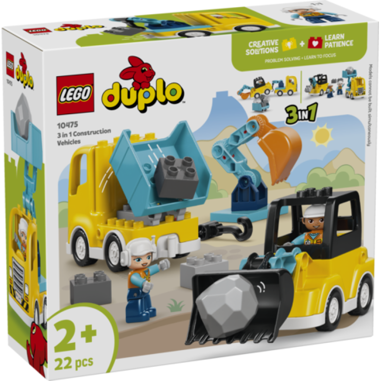 Lego Duplo 10475 3 in 1 Construction Vehicles