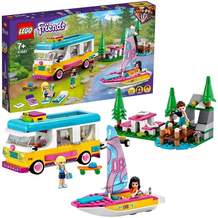 Lego Friends 41681 Forest Camper Van & Sailboat