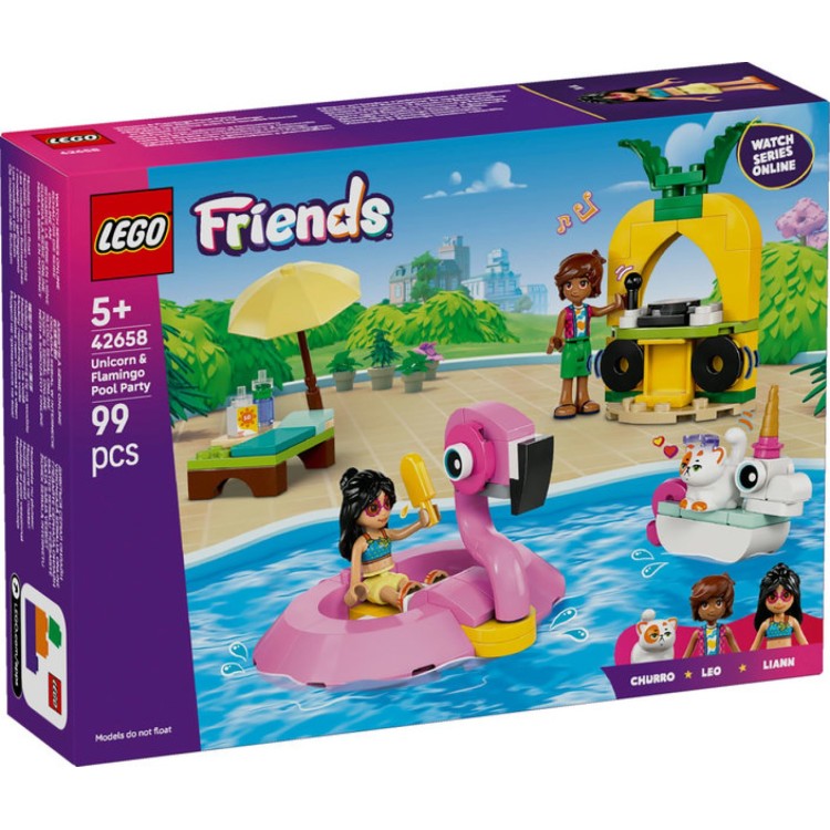Lego Friends 42658 Unicorn & Flamingo Pool Party