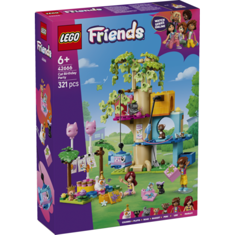 Lego Friends 42666 Cat Birthday Party