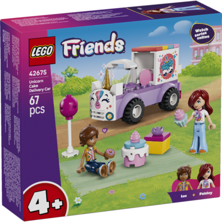 Lego Friends 42675 Unicorn Cake Delivery Car