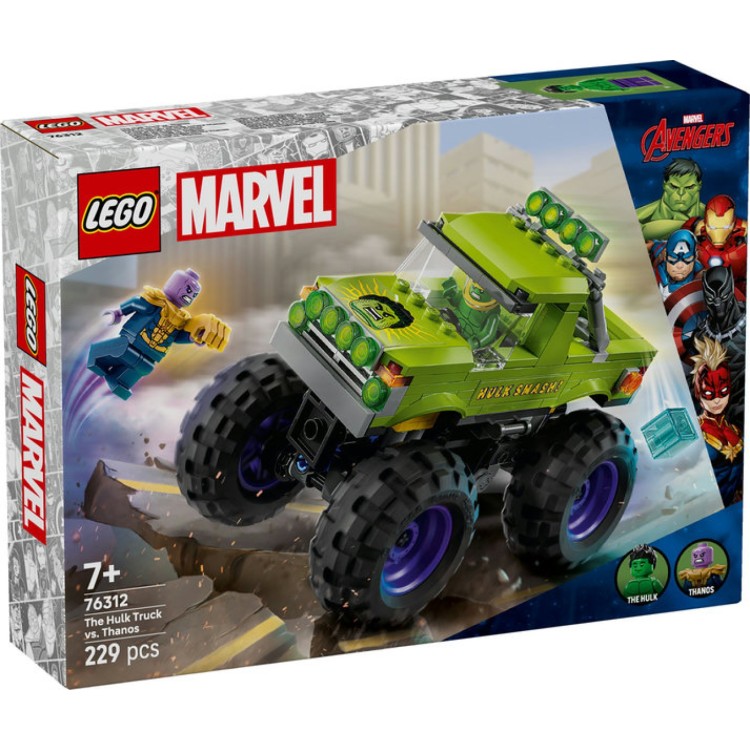 Lego Marvel 76312 The Hulk Truck vs Thanos