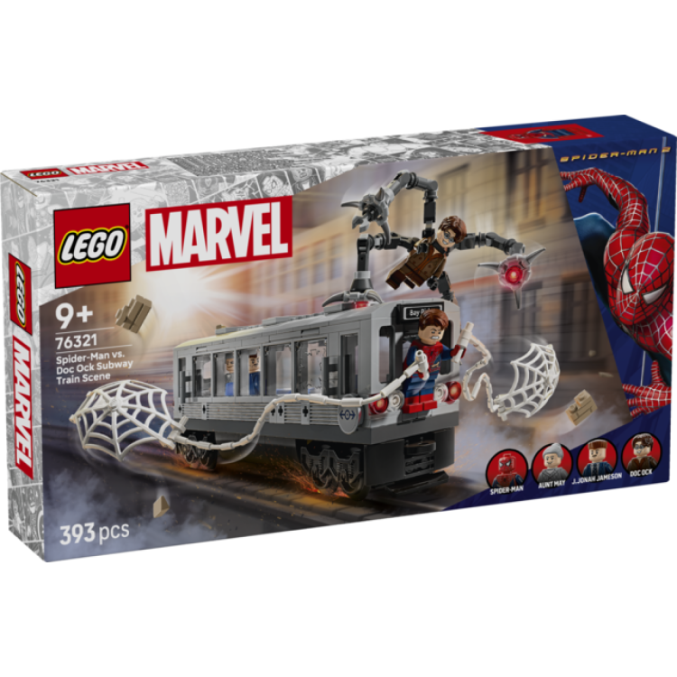 Lego Marvel 76321 Spider-Man vs Doc Ock Subway Train Scene