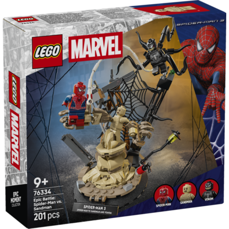 Lego Marvel 76334 Epic Battle: Spiderman vs Sandman