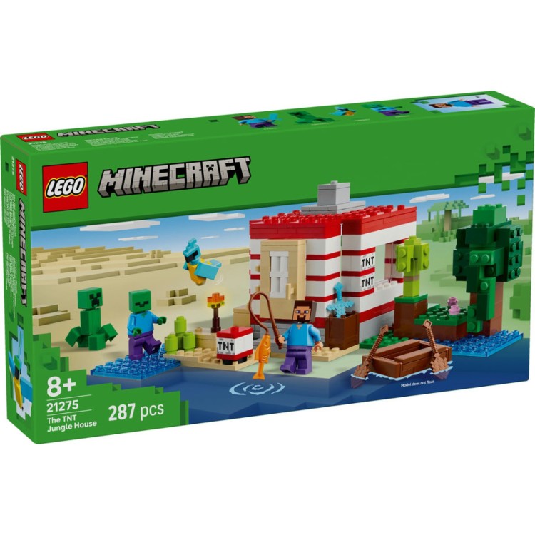 Lego Minecraft 21275 The TNT Jungle House