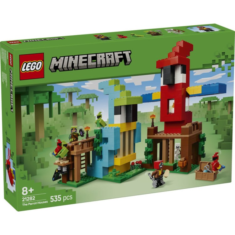 Lego Minecraft 21282 The Parrot Houses