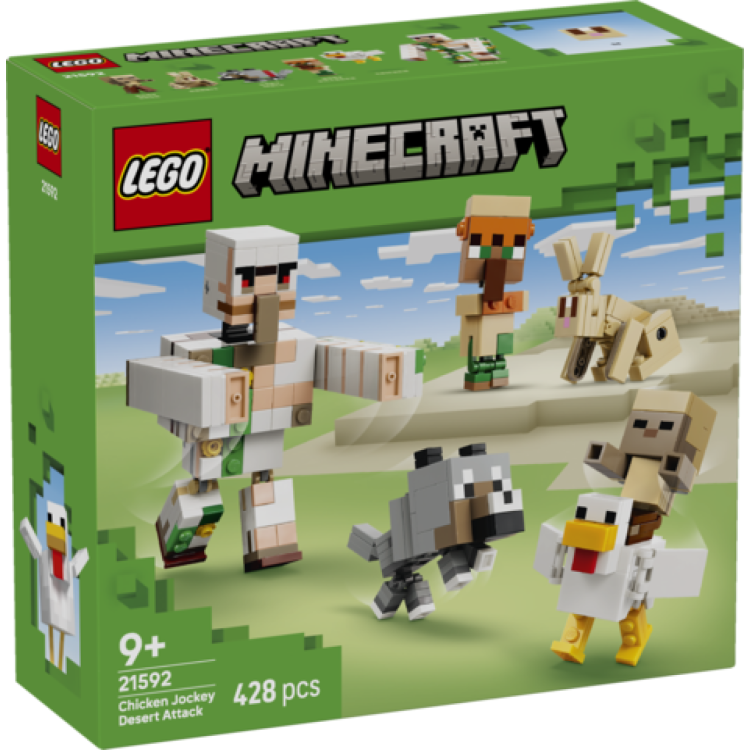 Lego Minecraft 21592 Chicken Jockey Desert Attack