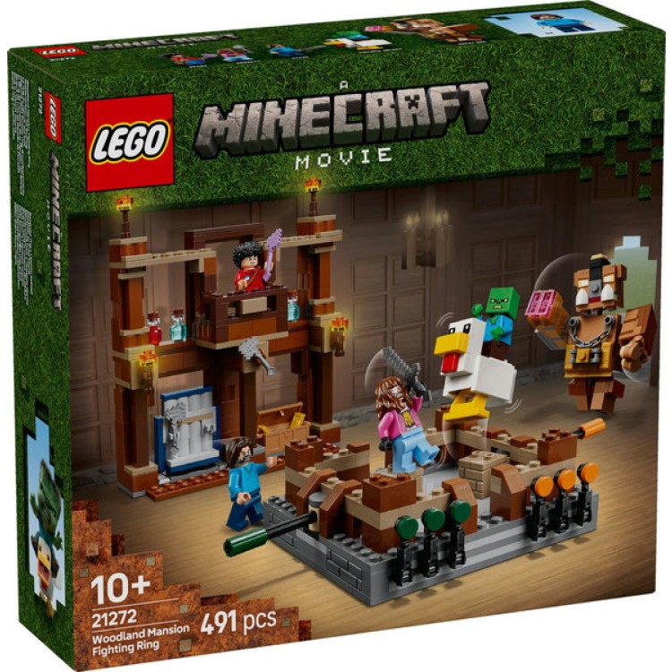 Lego Minecraft Movie 21272 Woodland Mansion Fighting Ring