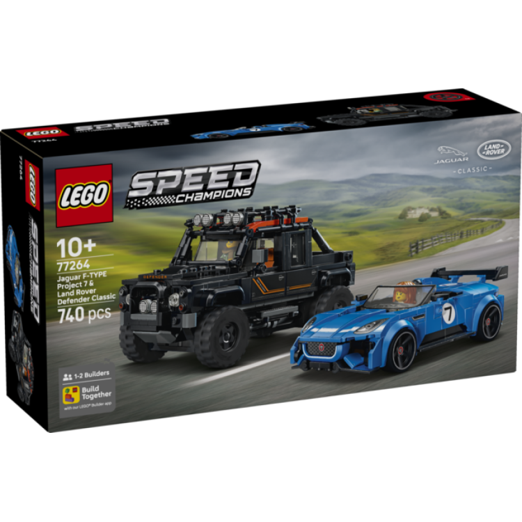 Lego Speed 77264 Jaguar F-Type Project 7 & Land Rover Defender Classic