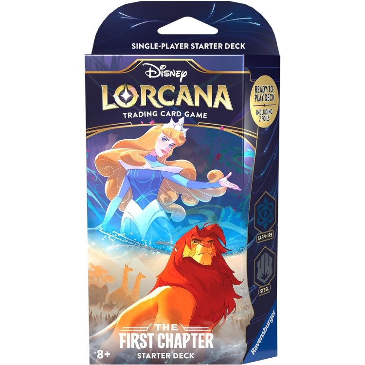 Disney Lorcana The First Chapter TCG Starter Deck (Aurora / Simba)