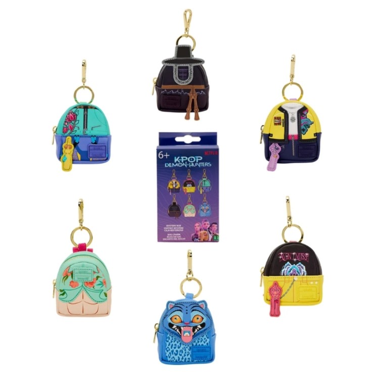 Loungefly K-Pop Demon Hunters Mystery Mini Backpack Bag Charm