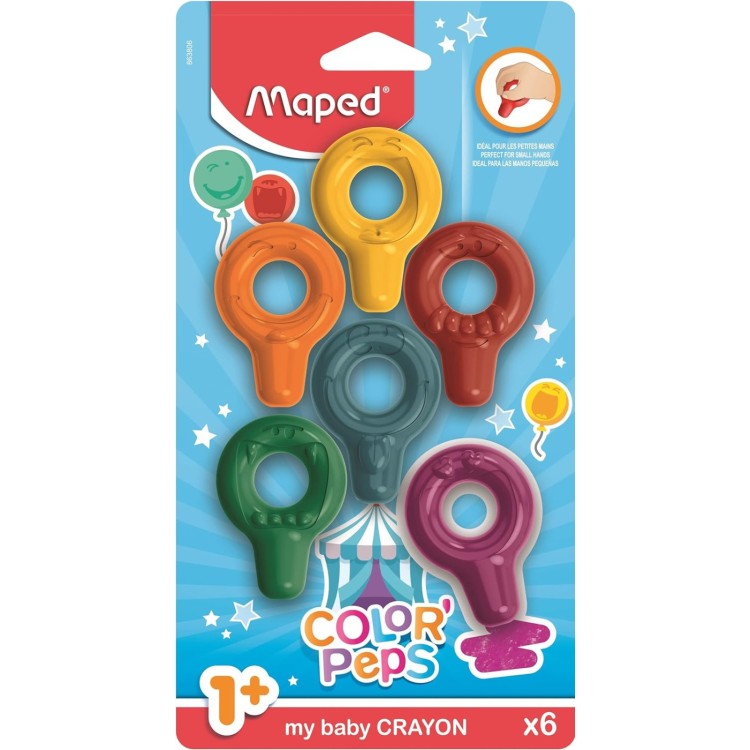Maped ColorPeps My Baby Crayon 6 Pack