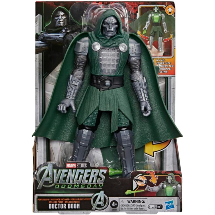 Marvel Avengers Doomsday Power Glow Doctor Doom Figure
